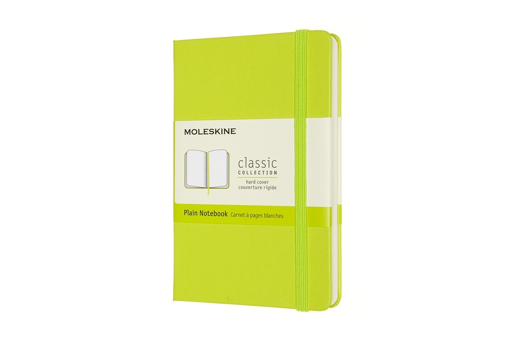 Moleskine Notizbuch Klassik Pocket Hardcover Limettengrün, blanko von Moleskine