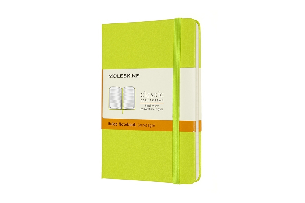 Moleskine Notizbuch Klassik Pocket Hardcover Limettengrün, liniert von Moleskine