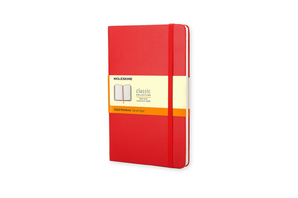 Moleskine Notizbuch Klassik Pocket Hardcover Scharlachrot, liniert von Moleskine