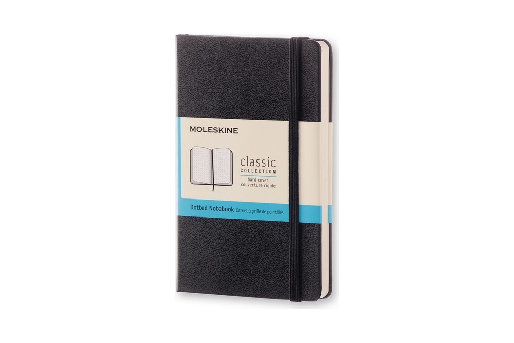 Moleskine Notizbuch Klassik Pocket Hardcover schwarz, punktkariert von Moleskine
