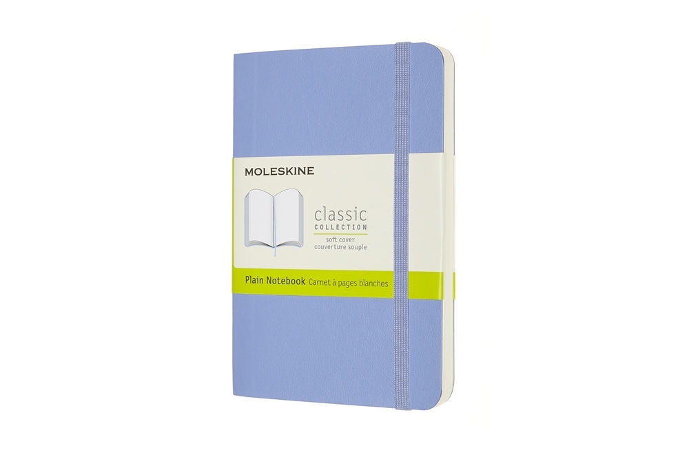 Moleskine Notizbuch Klassik Pocket Softcover Hortensienblau, blanko von Moleskine