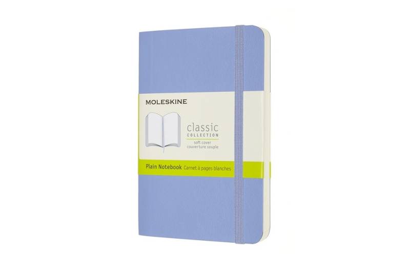 Moleskine Notizbuch Klassik Pocket Softcover Hortensienblau, blanko von Moleskine