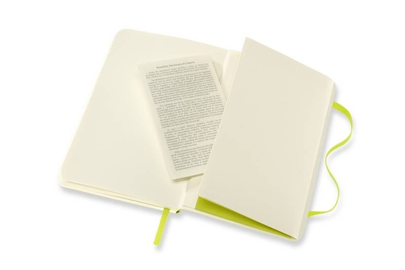 Moleskine Notizbuch Klassik Pocket Softcover Limettengrün, blanko von Moleskine