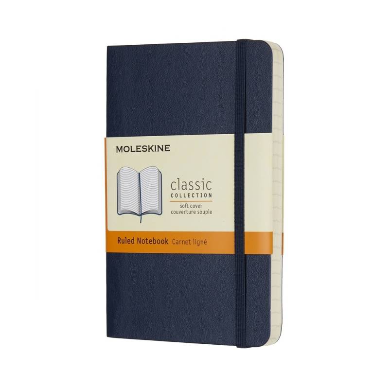 Moleskine Notizbuch Klassik Pocket Softcover Saphir, liniert von Moleskine