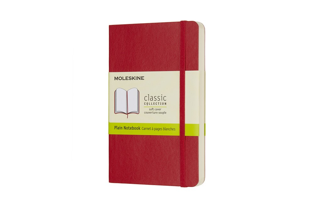Moleskine Notizbuch Klassik Pocket Softcover Scharlachrot, Blanko von Moleskine