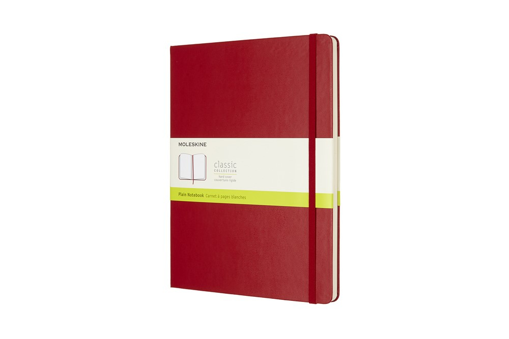 Moleskine Notizbuch Klassik XL Hardcover Scharlachrot, Blanko von Moleskine