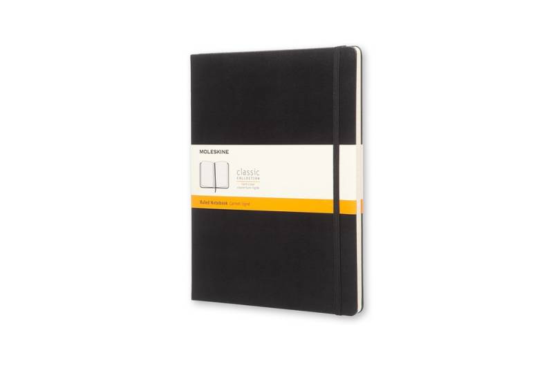 Moleskine Notizbuch Klassik XL Hardcover schwarz, liniert von Moleskine