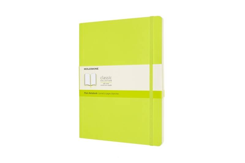 Moleskine Notizbuch Klassik XL Softcover Limettengrün, blanko von Moleskine