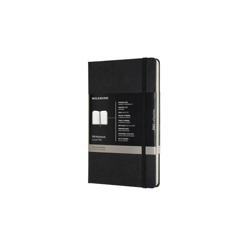 Moleskine Notizbuch PRO Large Hardcover Schwarz, liniert Moleskine Notizbuch PRO Large Hardcover Schwarz, liniert von Moleskine