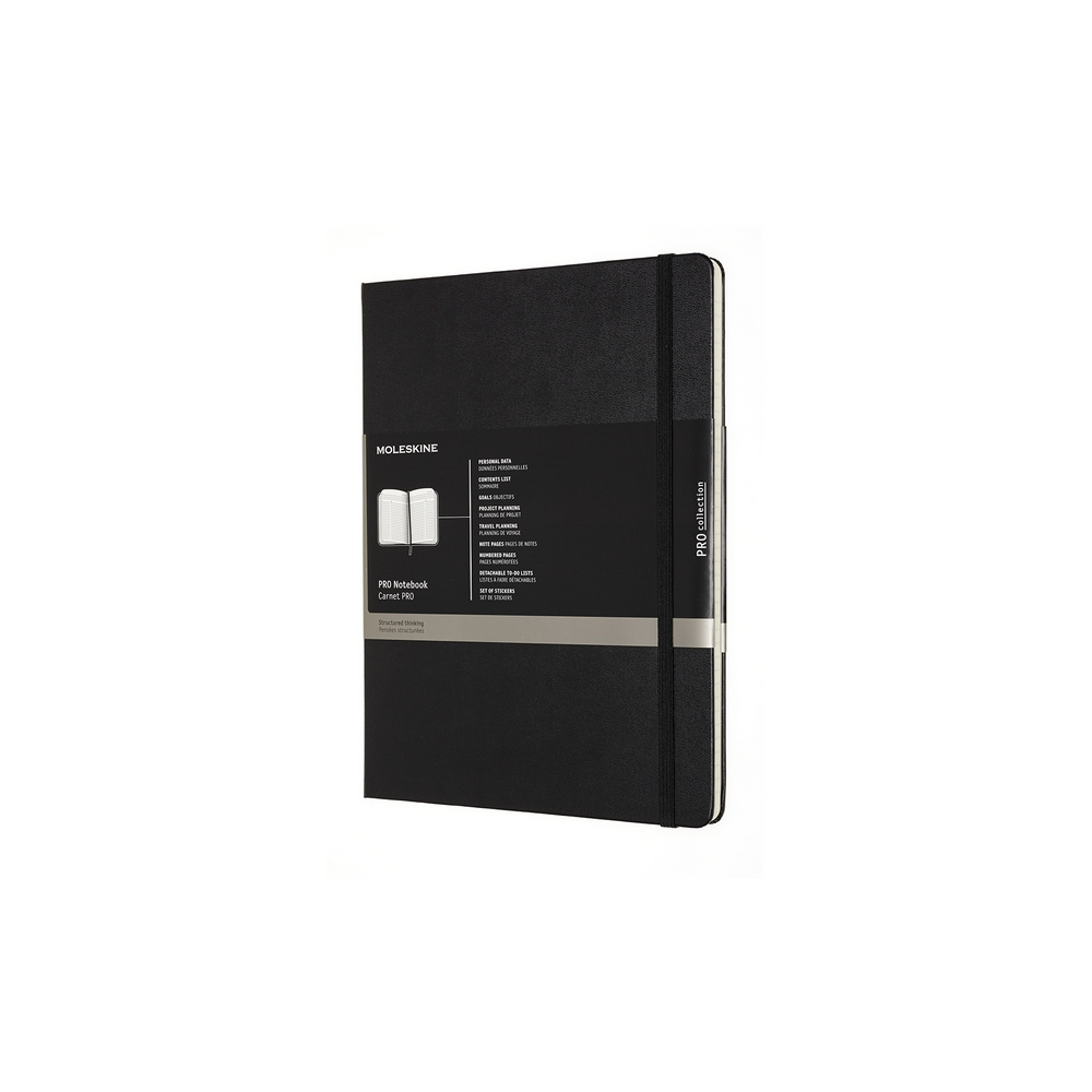 Moleskine Notizbuch PRO XL Hardcover Schwarz, liniert Moleskine Notizbuch PRO XL Hardcover Schwarz, liniert von Moleskine