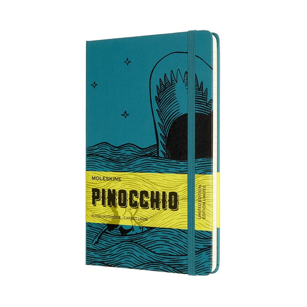Moleskine Notizbuch Pinocchio Large Hardcover der Hundsfisch, liniert - Limited Edition von Moleskine