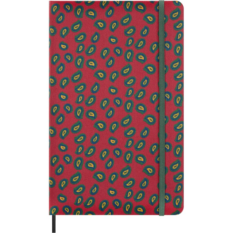 Moleskine Notizbuch Silk Large Hardcover Bordeaux liniert von Moleskine