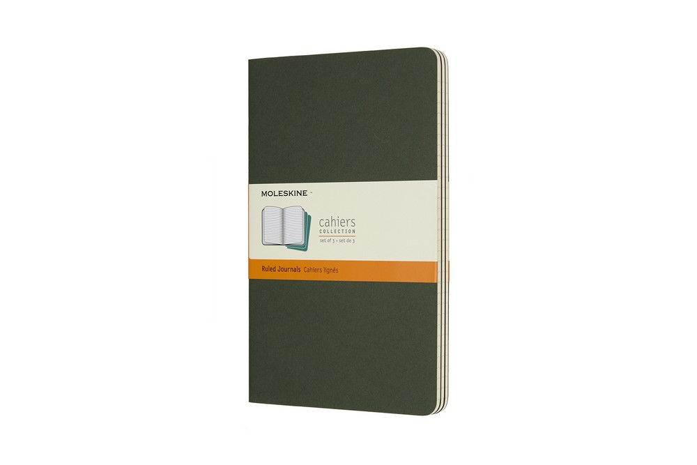 Moleskine Notizheft Cahier Large Softcover 3er Set Myrtengrün, liniert Moleskine Notizheft Cahier Large Softcover 3er Set Myrtengrün, liniert von Moleskine