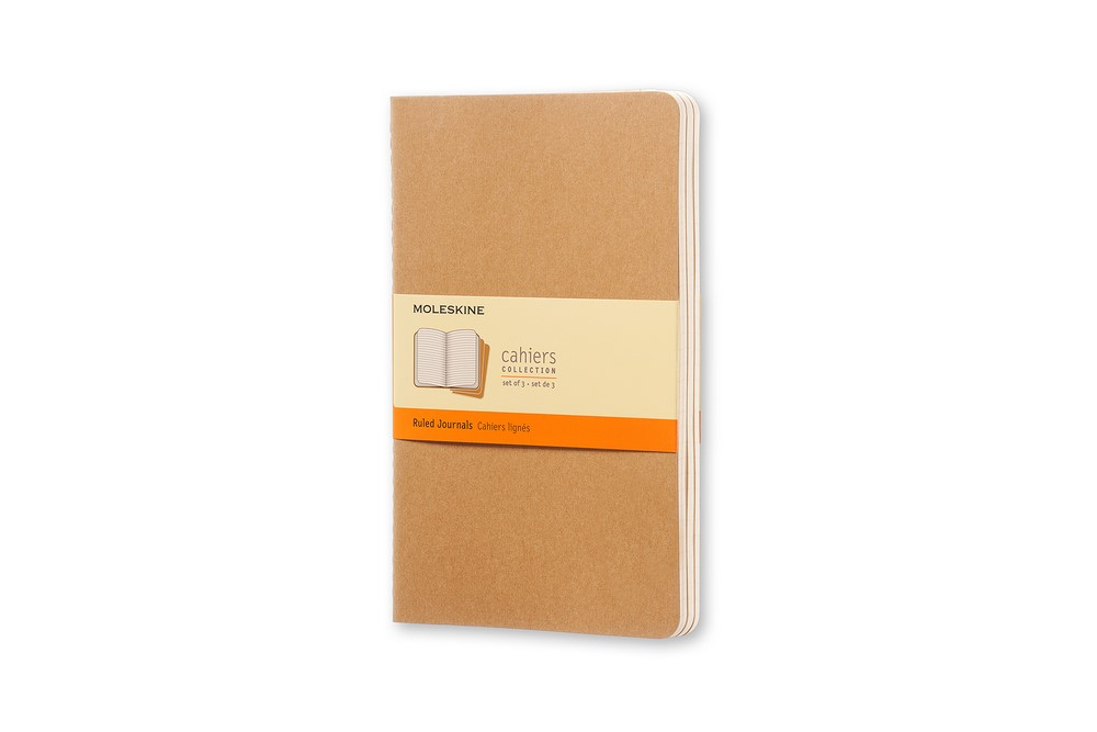 Moleskine Notizheft Cahier Large Softcover 3er Set Packpapierbraun, liniert Moleskine Notizheft Cahier Large Softcover 3er Set Packpapierbraun, liniert von Moleskine