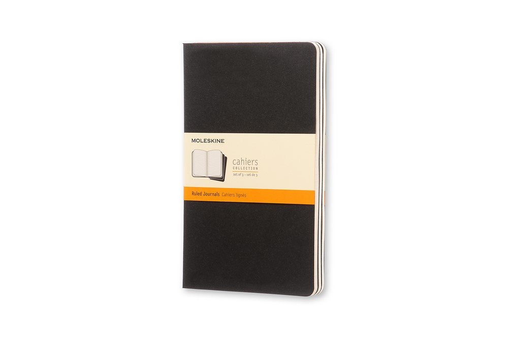 Moleskine Notizheft Cahier Large Softcover 3er Set Schwarz, liniert Moleskine Notizheft Cahier Large Softcover 3er Set Schwarz, liniert von Moleskine