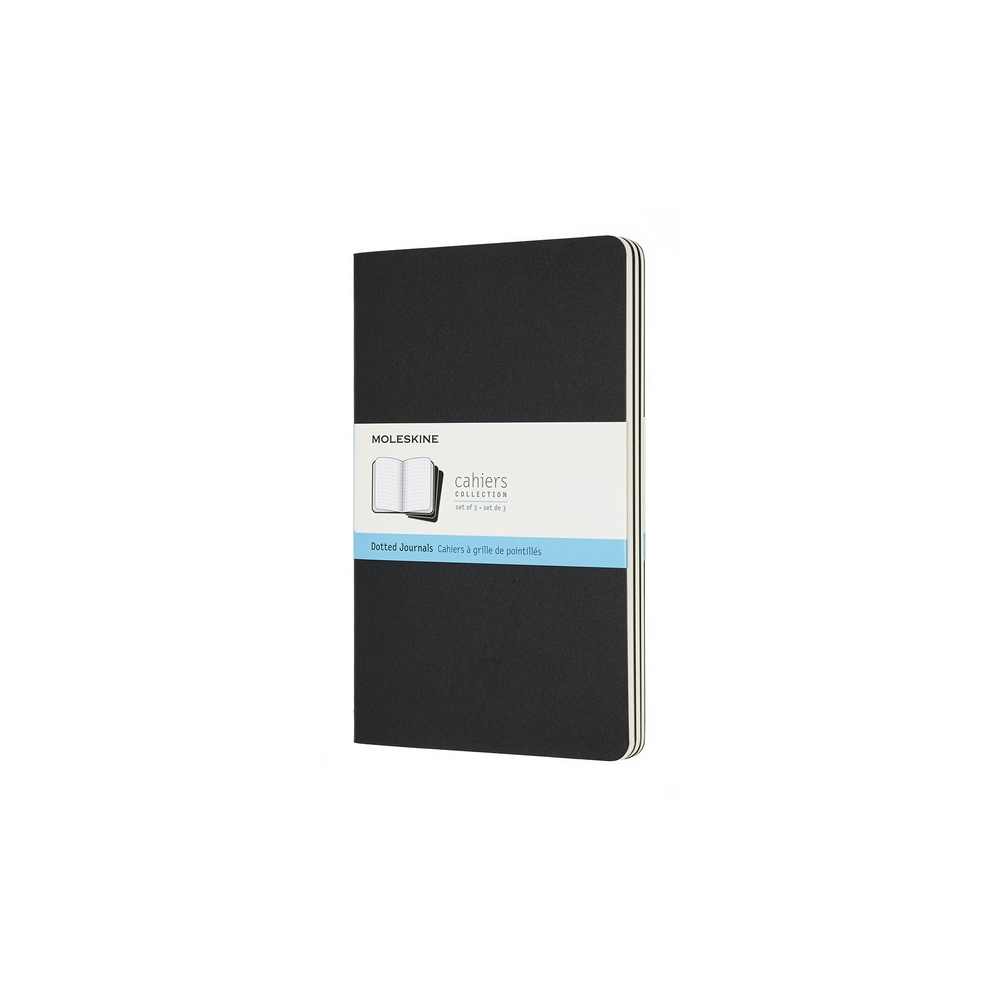 Moleskine Notizheft Cahier Large Softcover 3er Set Schwarz, punktkariert Moleskine Notizheft Cahier Large Softcover 3er Set Schwarz, punktkariert von Moleskine
