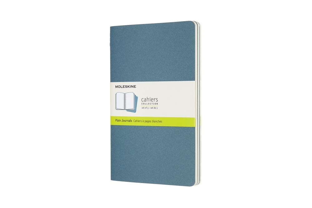 Moleskine Notizheft Cahier Large Softcover 3er Set brisk blue, blanko Moleskine Notizheft Cahier Large Softcover 3er Set brisk blue, blanko von Moleskine