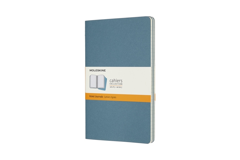 Moleskine Notizheft Cahier Large Softcover 3er Set brisk blue, liniert Moleskine Notizheft Cahier Large Softcover 3er Set brisk blue, liniert von Moleskine