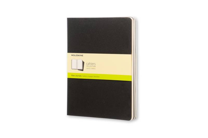 Moleskine Notizheft Cahier XL Softcover 3er Set Schwarz, blanko Moleskine Notizheft Cahier XL Softcover 3er Set Schwarz, blanko von Moleskine