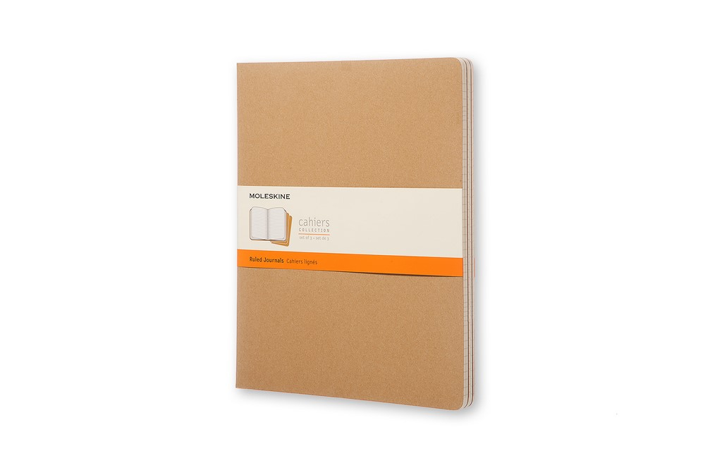 Moleskine Notizheft Cahier XXL Softcover 3er Set Packpapierbraun, liniert Moleskine Notizheft Cahier XXL Softcover 3er Set Packpapierbraun, liniert von Moleskine