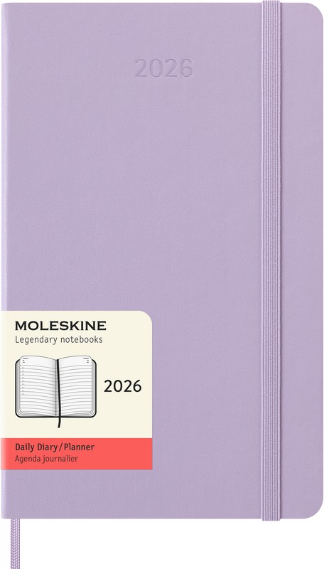 Moleskine Tageskalender 2026 Klassik 1 Tag auf 1 Seite Large Hardcover Flieder Moleskine Tageskalender 2026 Klassik 1 Tag auf 1 Seite Large Hardcover Flieder von Moleskine