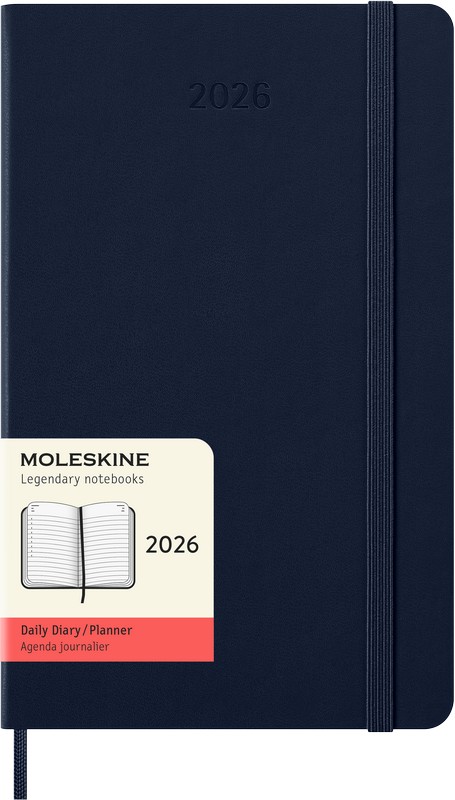 Moleskine Tageskalender 2026 Klassik 1 Tag auf 1 Seite Large Hardcover Saphir Moleskine Tageskalender 2026 Klassik 1 Tag auf 1 Seite Large Hardcover Saphir von Moleskine
