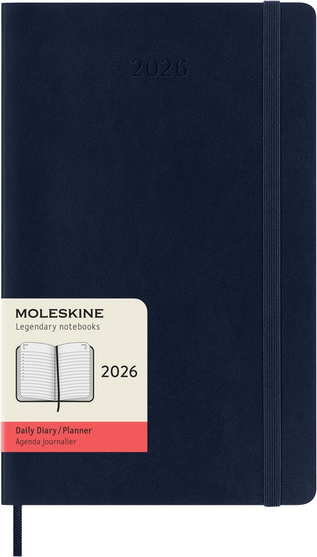 Moleskine Tageskalender 2026 Klassik 1 Tag auf 1 Seite Large Softcover Saphir Moleskine Tageskalender 2026 Klassik 1 Tag auf 1 Seite Large Softcover Saphir von Moleskine