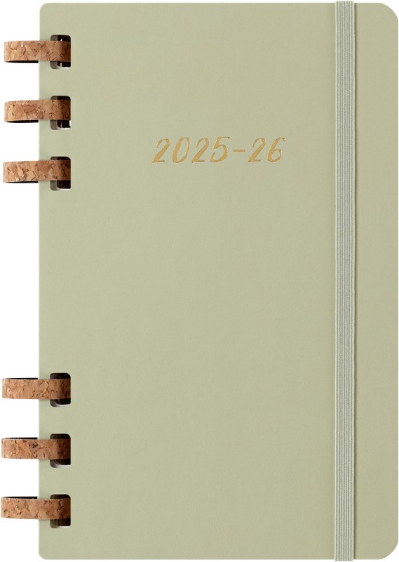 Moleskine Wochenkalender 2025-26 Student Life Planner 1W/2S Large Hardcover Kiwi von Moleskine