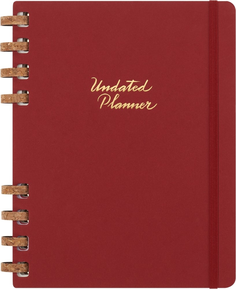 Moleskine Wochenkalender Life Planner 1W/2S Undatiert XL Hardcover Crush Cherry von Moleskine