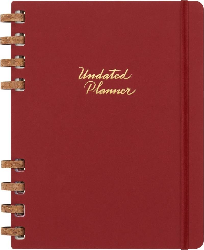 Moleskine Wochenkalender Life Planner 1W/2S Undatiert XL Hardcover Crush Cherry Moleskine Wochenkalender Life Planner 1W/2S Undatiert XL Hardcover Crush Cherry von Moleskine