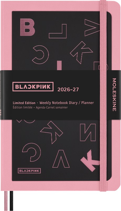 Moleskine x BlackPink 18 Monatskalender & Notizbuch 2027 Studienplaner 1 Woche auf 1 Seite Large Hardcover Moleskine x BlackPink 18 Monatskalender & Notizbuch 2027 Studienplaner 1 Woche auf 1 Seite Large Hardcover von Moleskine