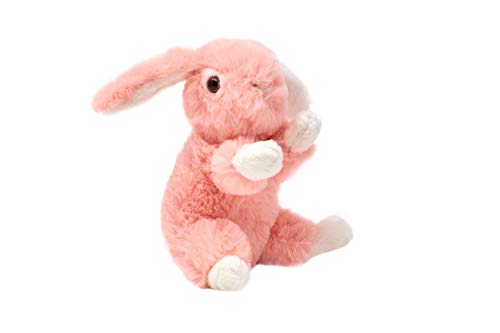 Mollis Kuscheltier - Kuschelhase - 16 cm - Plüschtier-Hase - Kinder-Kuscheltier - weiches Stofftier für Kinder und Babys (Pink) von Mollis