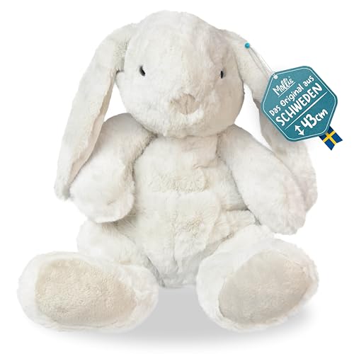 Mollis Kuscheltier - Kuschelhase - 43 cm - Plüschtier-Hase - Kinder-Kuscheltier - weiches Stofftier für Kinder und Babys von Mollis