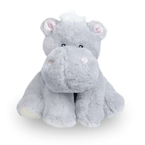 Mollis Kuscheltier - Nilpferd - 30 cm - Plüschtier-Nilpferd - Kinder-Kuscheltier - weiches Stofftier für Kinder und Babys von Mollis