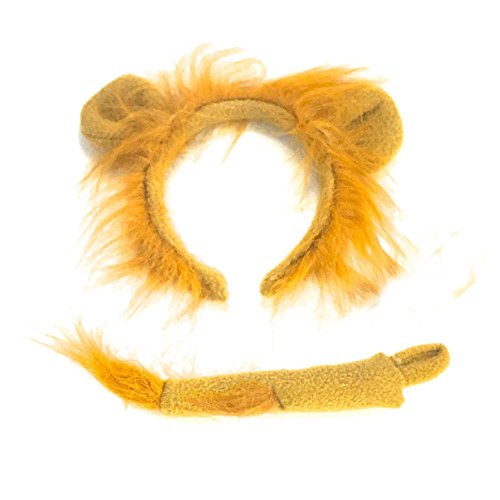 Löwe Stirnband Schwanz Stirnband Kostüm Haare Accessorie Welttag des Buches Halloween von Molly & Rose