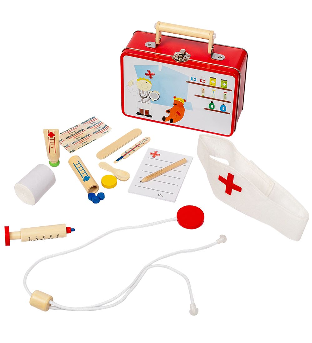 Molly & Rose Arztkoffer - 12 Teile - Holz - Molly & Rose - One Size - Spielzeug von Molly & Rose