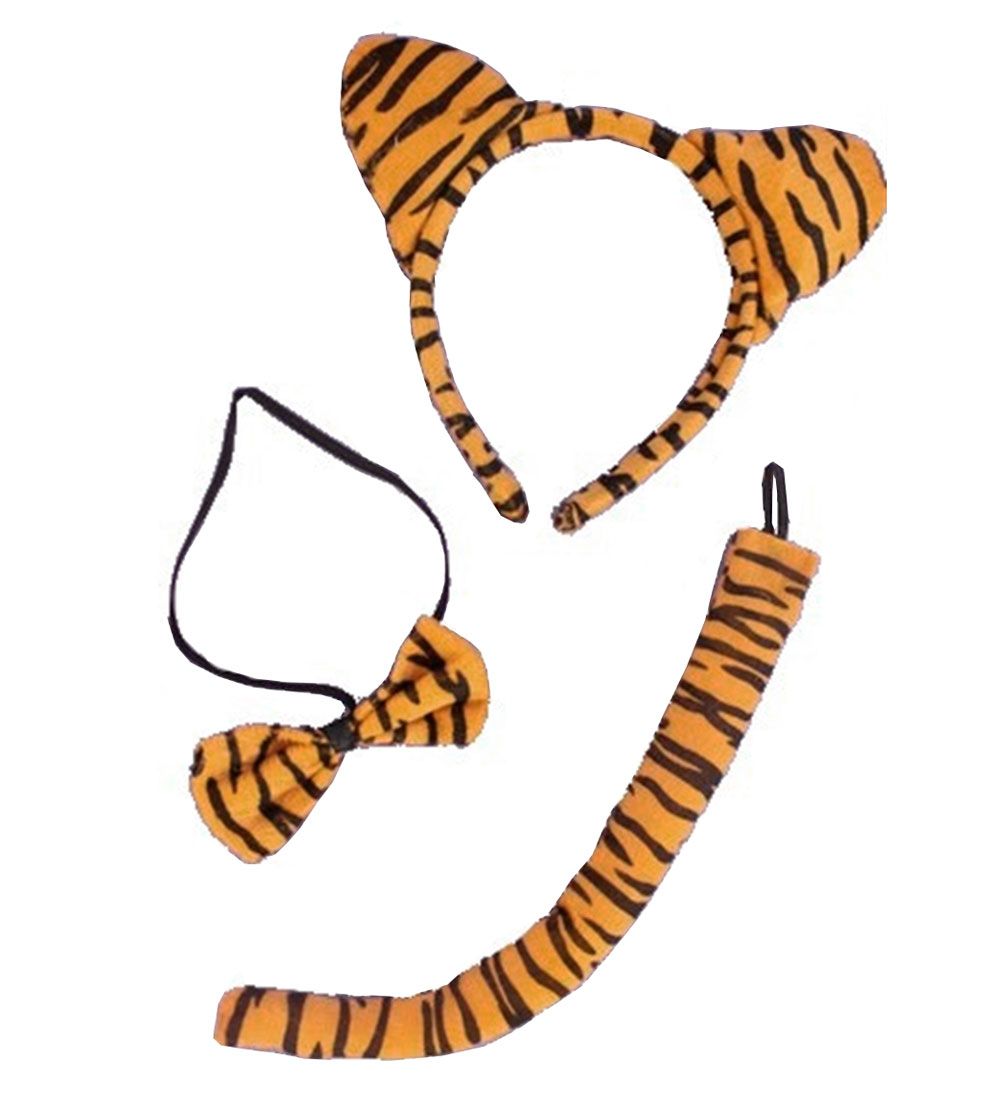 Molly & Rose Kostüm - Ohren/Schwanz/Fliege - Tiger - Molly & Rose - One Size - Kostüme Molly & Rose Kostüm - Ohren/Schwanz/Fliege - Tiger - Molly & Rose - One Size - Kostüme von Molly & Rose