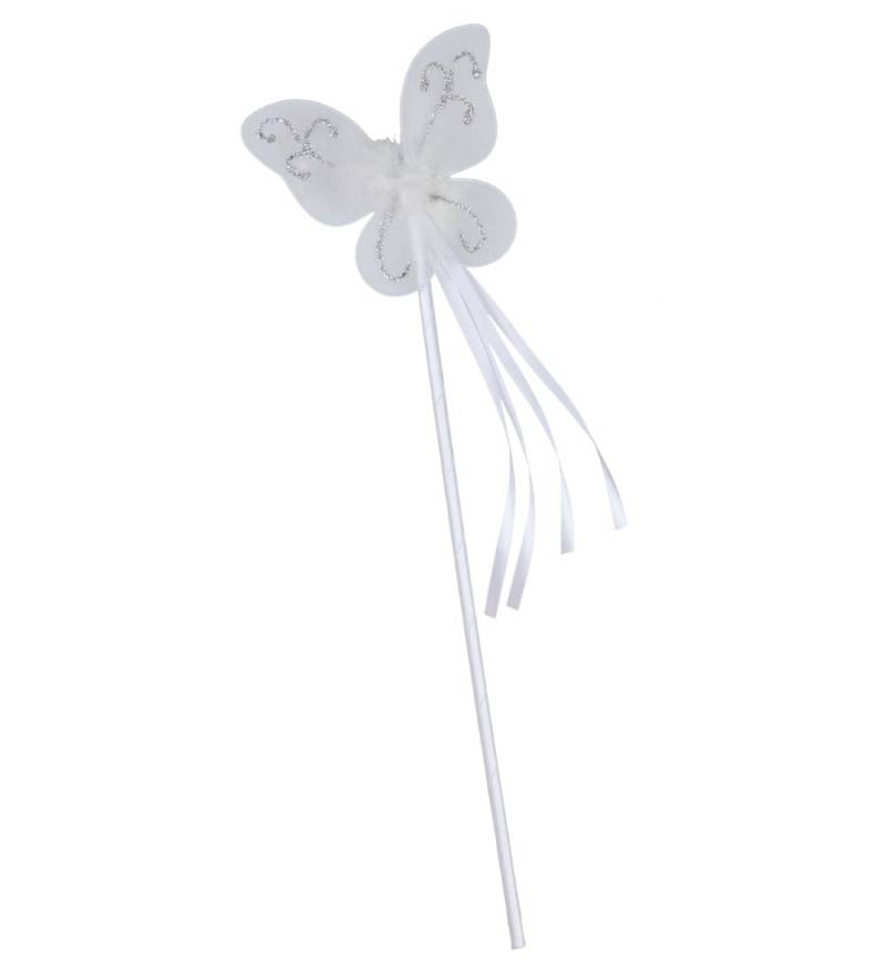 Molly & Rose Kostüm - Zauberstab - Schmetterling - Weiß - Molly & Rose - One Size - Kostüme Molly & Rose Kostüm - Zauberstab - Schmetterling - Weiß - Molly & Rose - One Size - Kostüme von Molly & Rose