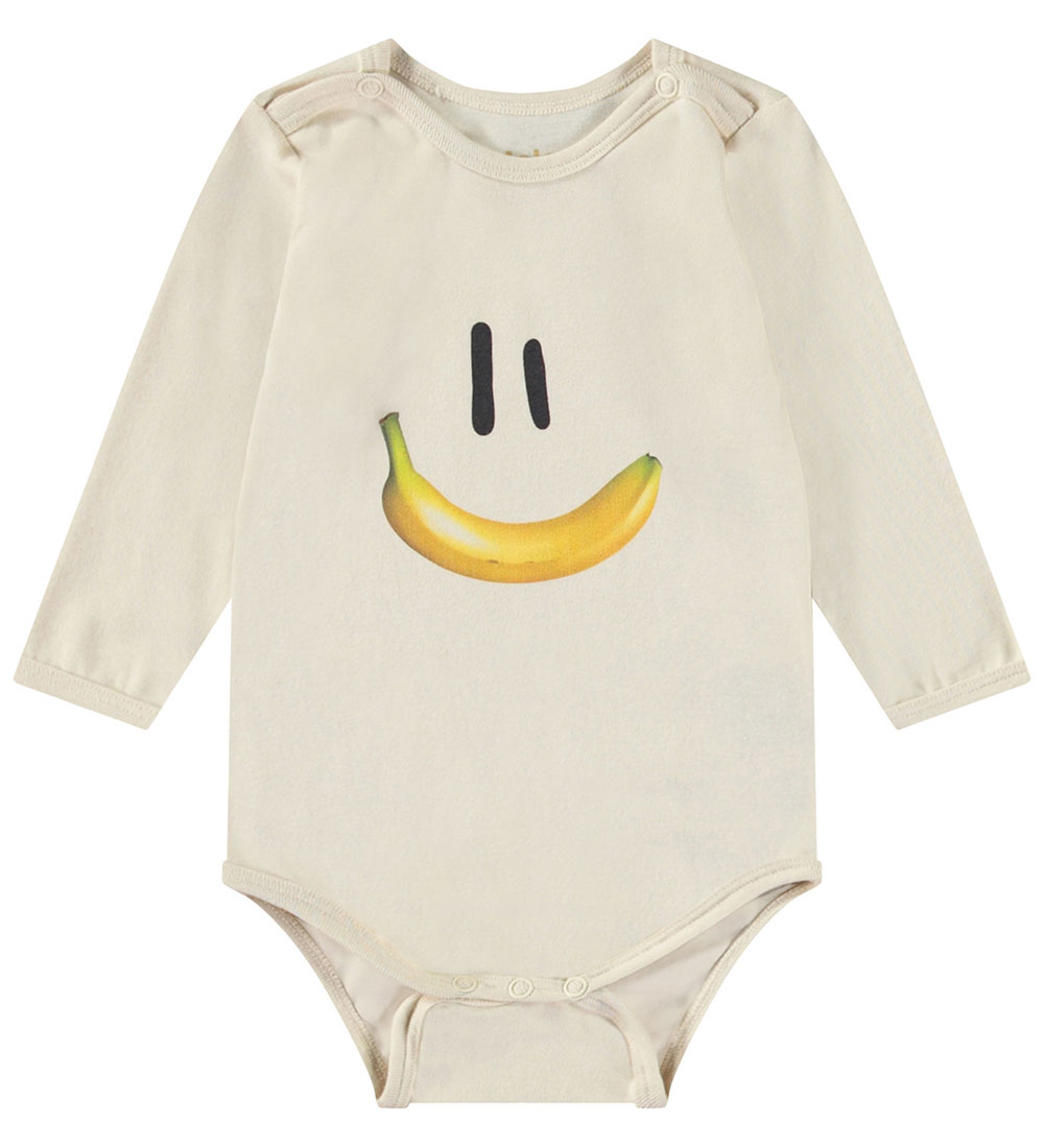 Molo Body l/ä - Foss - Babynanas Lächeln - Molo - 62 - Body L/Ä Molo Body l/ä - Foss - Babynanas Lächeln - Molo - 62 - Body L/Ä von Molo