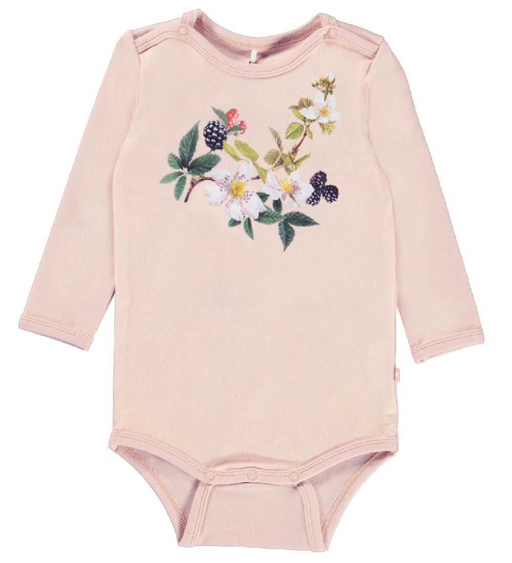 Molo Body l/ä - Foss - Berry Blumenstrauß - Molo - 1 Jahr (80) - Body L/Ä von Molo
