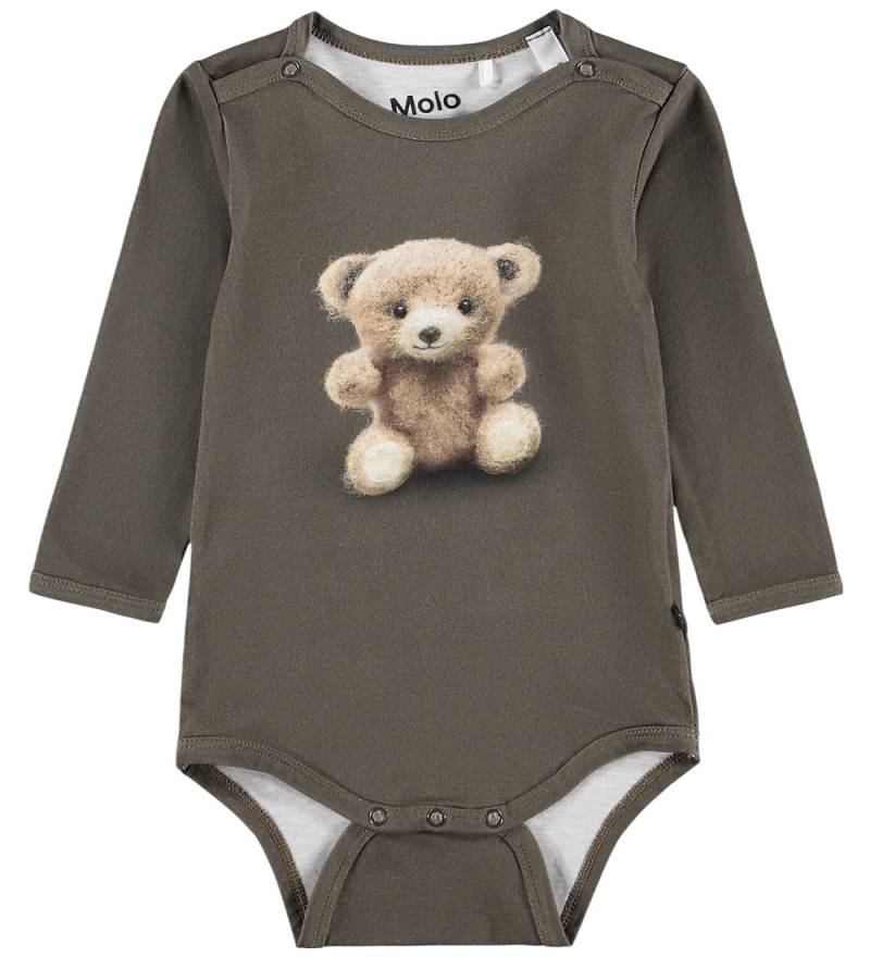 Molo Body l/ä - Foss - Feld Bear - Molo - 1 Jahr (80) - Body L/Ä von Molo
