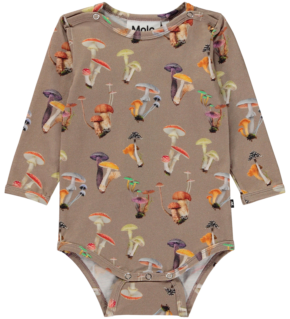 Molo Body l/ä - Foss - Mini Pilze - Molo - 1½ Jahre (86) - Body L/Ä von Molo