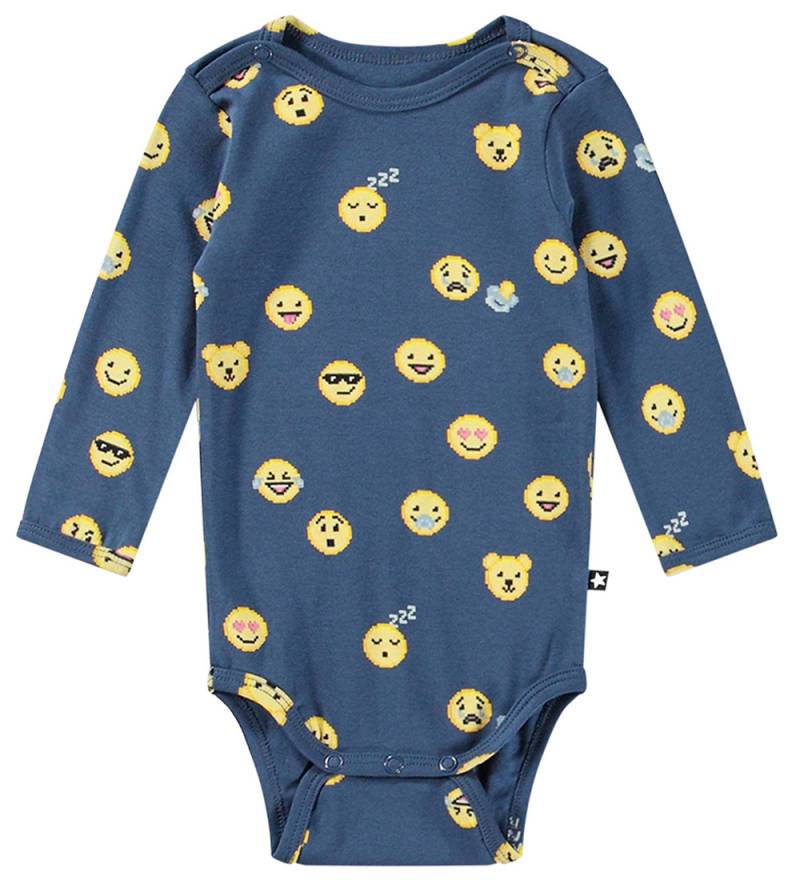 Molo Body l/ä - Foss - Pixel Smiles - Molo - 74 - Body L/Ä von Molo