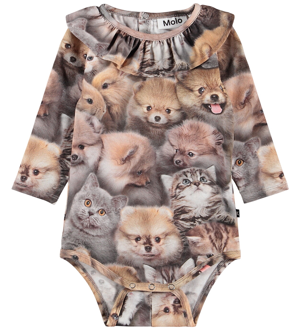 Molo Body l/ä - Freya - Flauschig - Molo - 1 Jahr (80) - Body L/Ä von Molo