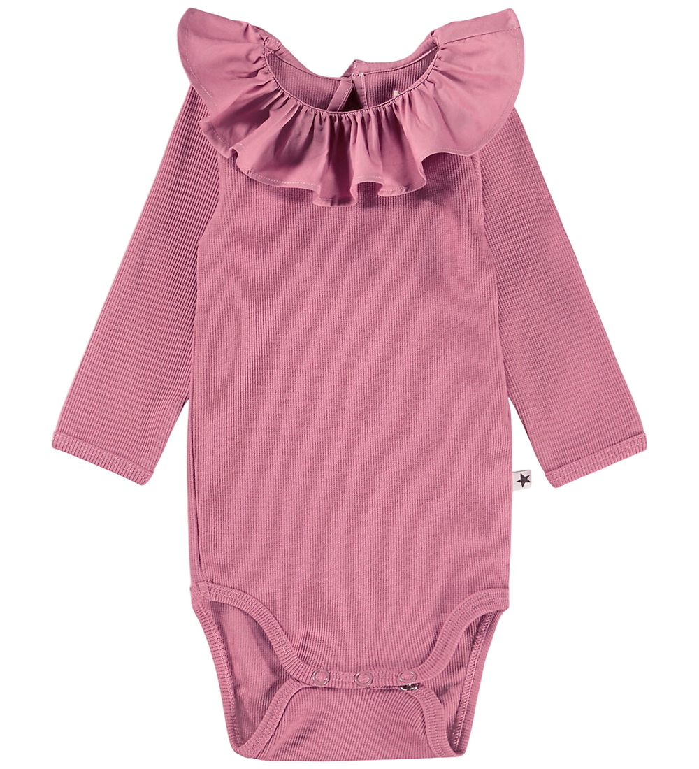 Molo Body l/ä - Rib - Faye - Fox Glove - Molo - 3 Jahre (98) - Body L/Ä von Molo