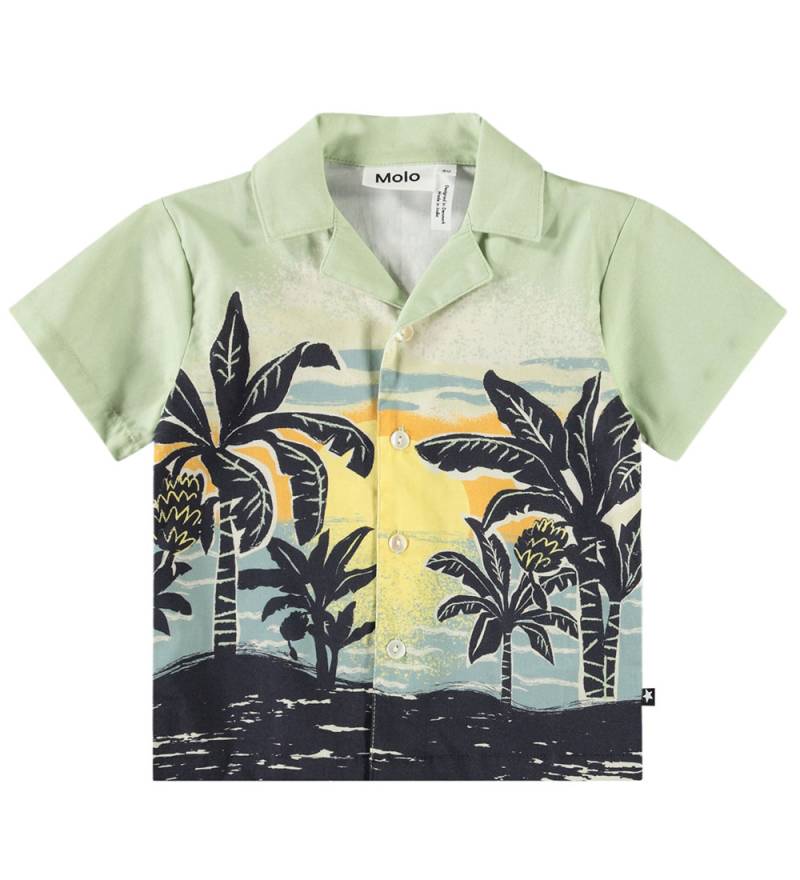 Molo Hemd - Eyou - Baby Nanas Palm - Molo - 3 Jahre (98) - Hemd/Bluse K/Ä von Molo