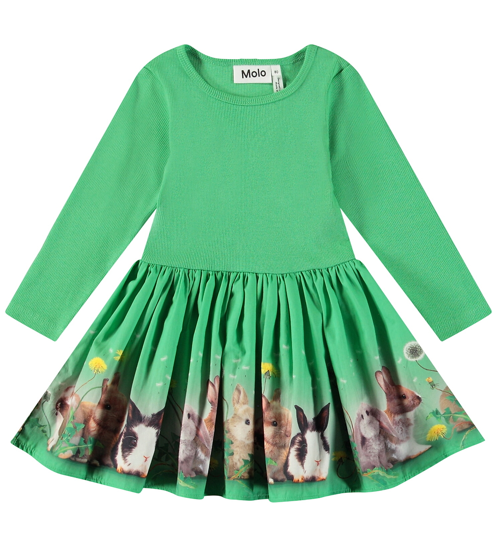 Molo Kleid - Candi - Bonnie Aufnäher - Molo - 1½ Jahre (86) - Kleider von Molo