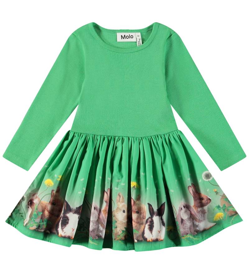 Molo Kleid - Candi - Bonnie Aufnäher - Molo - 1½ Jahre (86) - Kleider von Molo