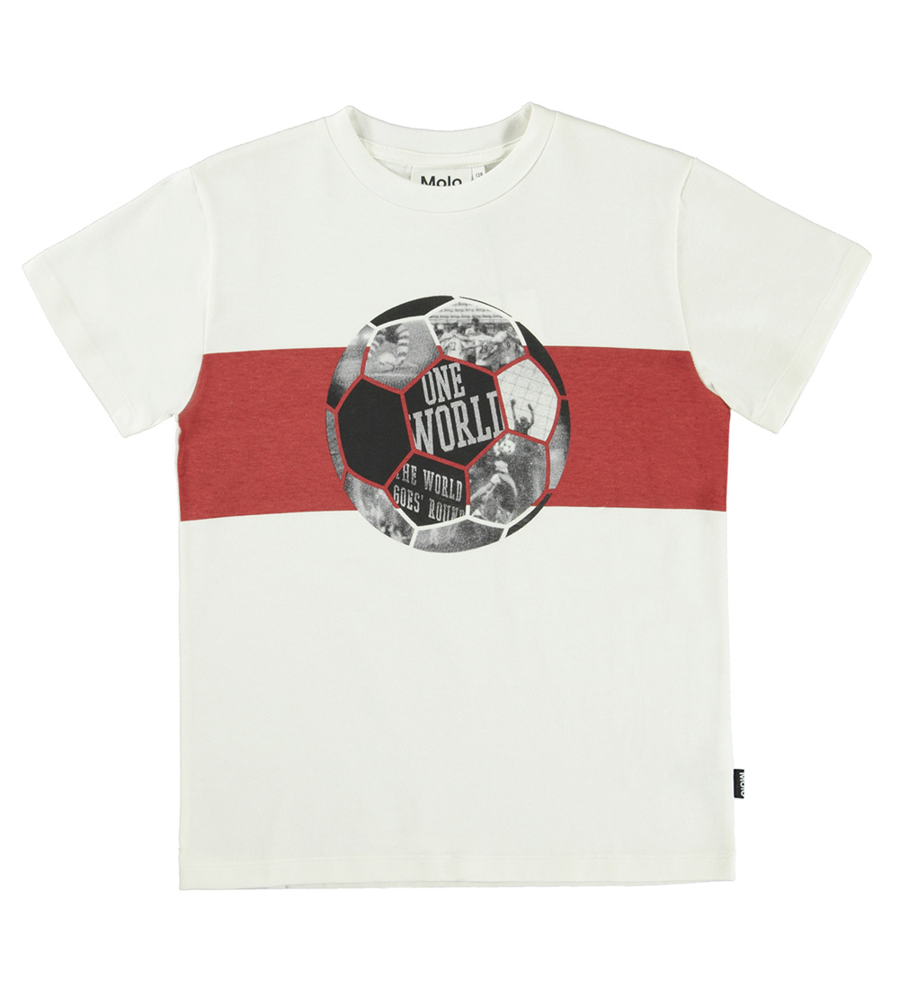 Molo T-Shirt - Roxo - BW Fußball - Molo - 4 Jahre (104) - T-Shirts von Molo