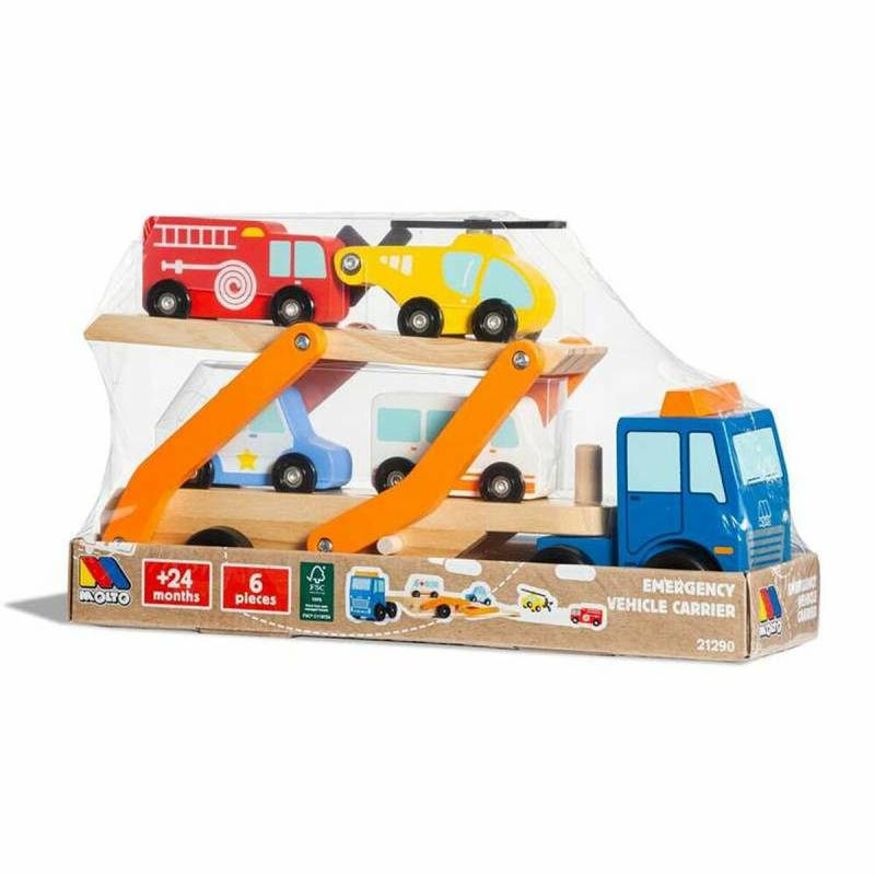 Fahrzeuge-Set Moltó 21290 Holz von Moltó